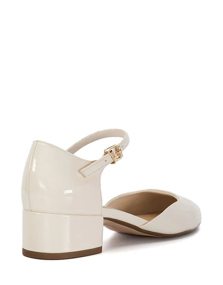 Dune London Dominos Block Heels In Cream For Women - Image 2