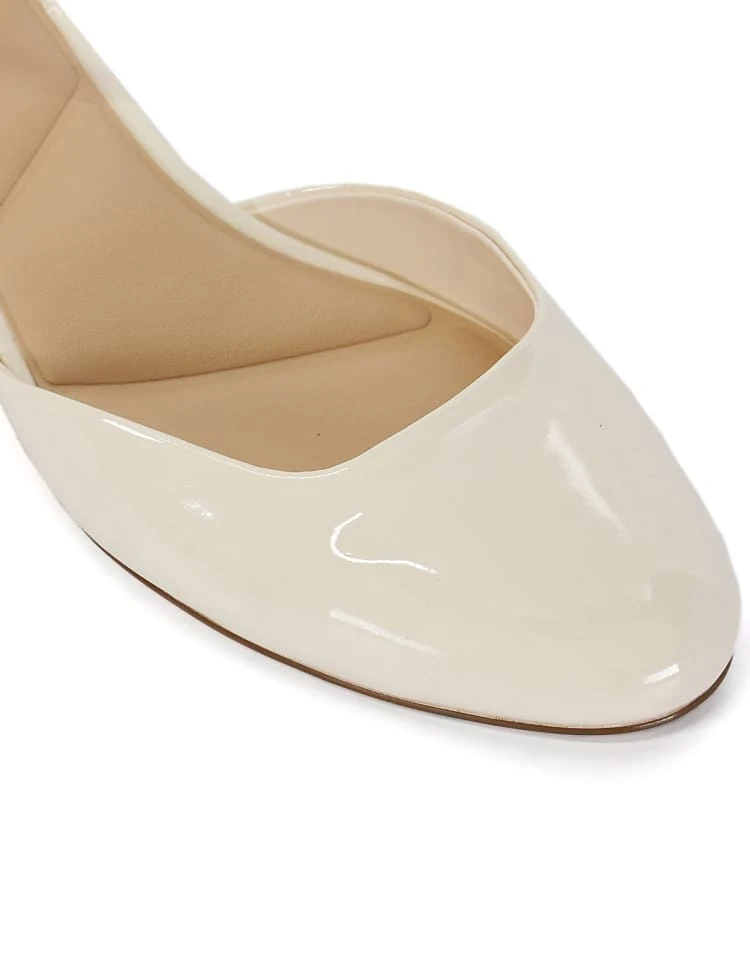 Dune London Dominos Block Heels In Cream For Women - Image 3