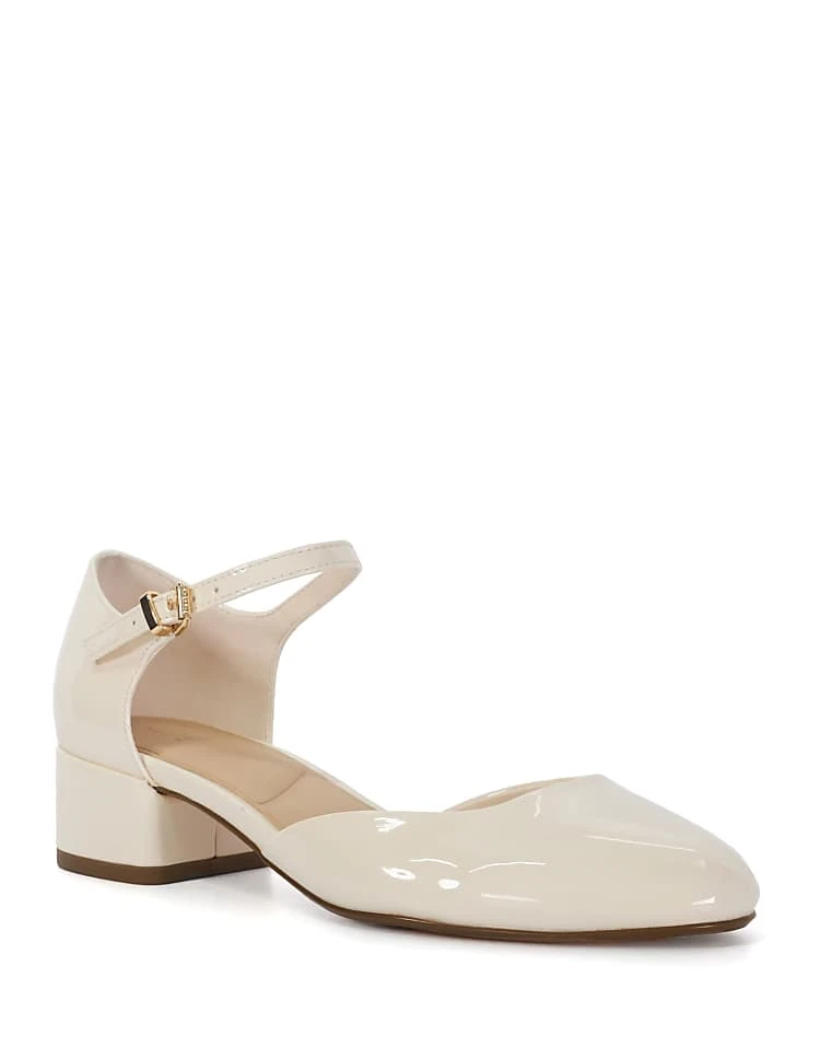Dune London Dominos Block Heels In Cream For Women - Image 4