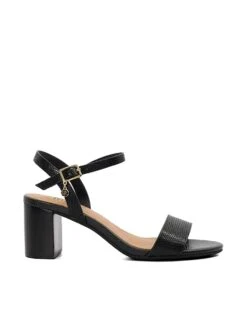 Dune London Wide Fit Jelly Heels In Black For Women