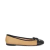 Dune London Highest Ballet Pumps In Camel For Women