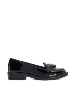 Dune London Grape Loafers In Black For Women