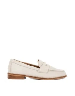 Dune London Ginelli Loafers In Ecru For Women