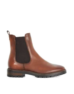 Dune London Poema Boots In Tan For Women