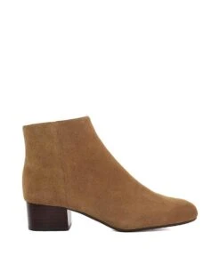 Dune London Perrie Suede Boots In Taupe For Women