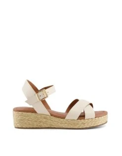 Dune London Linnie Sandals In Ecru For Women