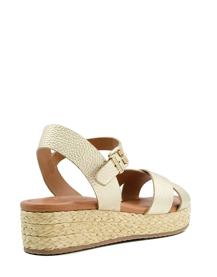Dune London Linnie Sandals In Gold For Women - Image 2