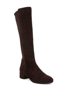 Dune London Tayla Suede Boots In Brown For Women