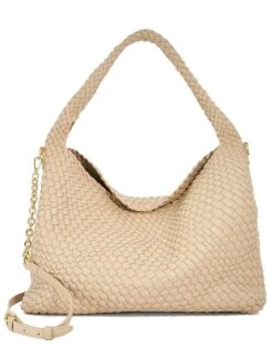 Dune London Deliberate L Bag In Taupe For Women