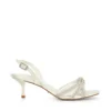 Dune London Moments Bridal Heels In Ivory For Women