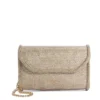 Dune London Bellini Clutch Bag In Gold For Women