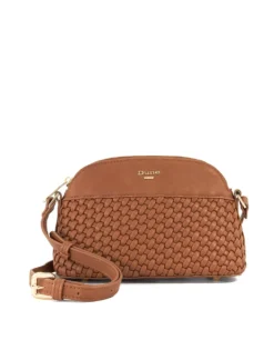Dune London Distinct Crossbody Bag In Tan For Women