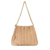 Dune London Dominic Pleated Bag In Blush For Women