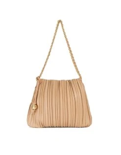 Dune London Dominic Pleated Bag In Blush For Women