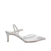 Dune London Charismatic Heels In Silver For Women