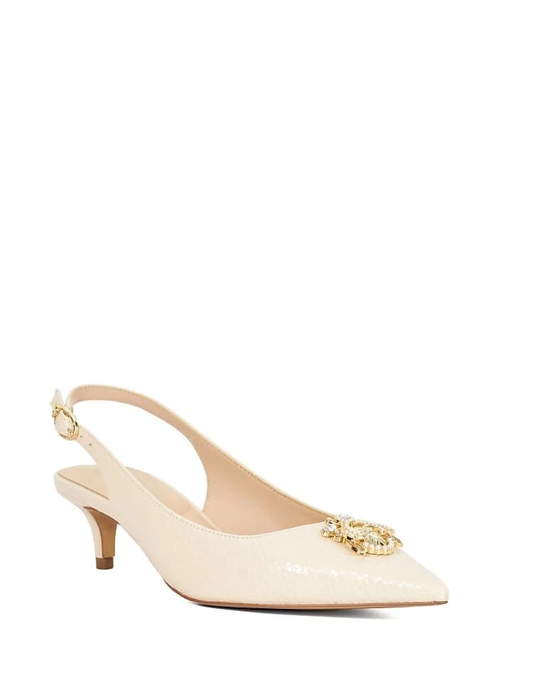 Dune London Context Heels In Ecru For Women