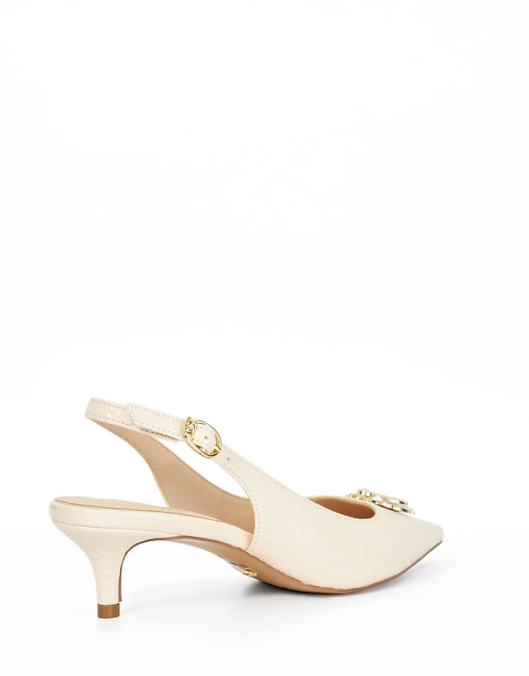 Dune London Context Heels In Ecru For Women - Image 2