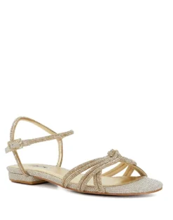 Dune London Noa Sandals In Gold For Women