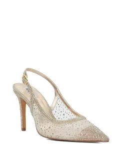 Dune London Compassionate Heels In Gold For Women