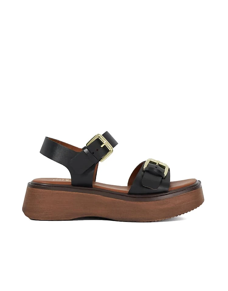 Dune London Luno Sandals In Black For Women - Image 4