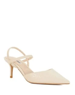 Dune London Classical Heels In Ecru For Women