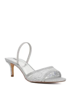 Dune London Mariko Heels In Silver For Women
