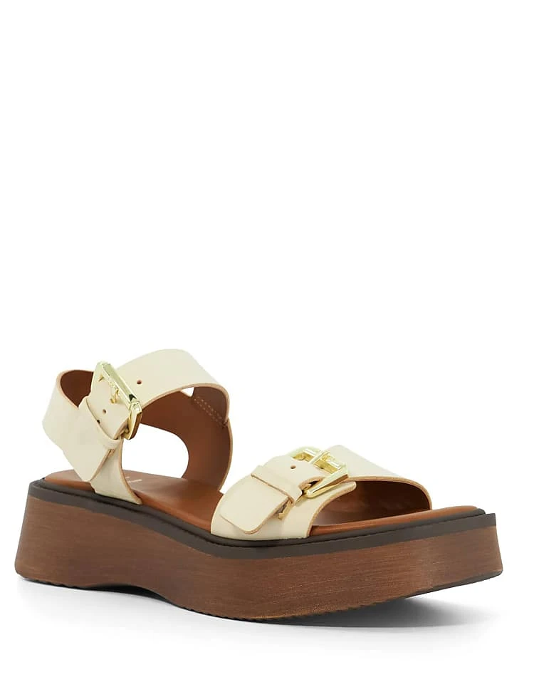 Dune London Luno Sandals In Ecru For Women
